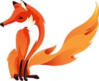 una imagen de firefox